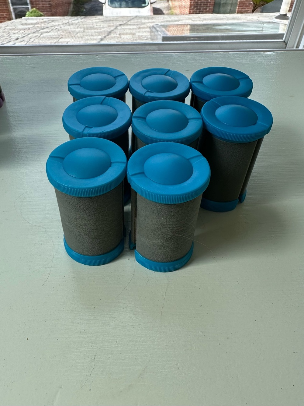 Blue Fabric Lint Roller Refills - Pack of 8